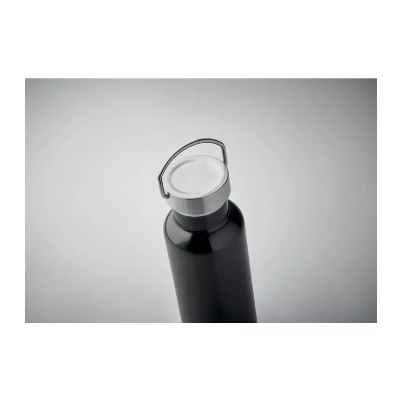 Butelka termiczna z recyklingu 500 ml FLORENCE - Czarny (MO2107-03)
