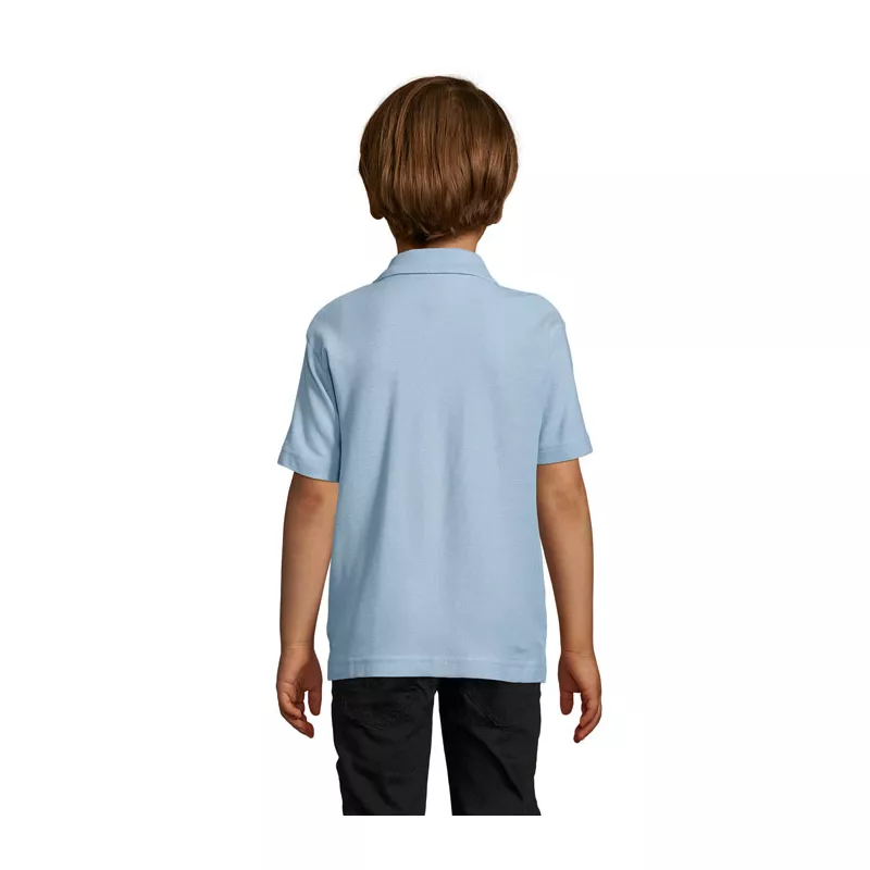 Polo dziecięce piqué 170 g/m² Sol's SUMMER II KIDS - Sky Blue Pique (S11344-SP)