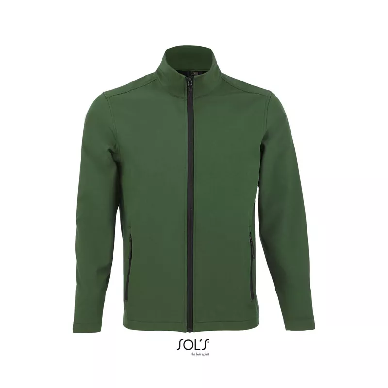 Kurtka softshell męska 2-warstwowa Sol's RACE - Ciemno-Zielony (S01195-BO)