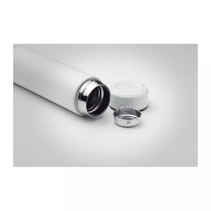 Termos stalowy z zaparzaczem 425 ml PATAGO - Bialy (MO9810-06)