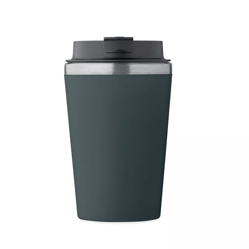 Kubek dwuścienny z powłoką ceramiczną 350 ml BLERM - Petrol (MO2572-20)