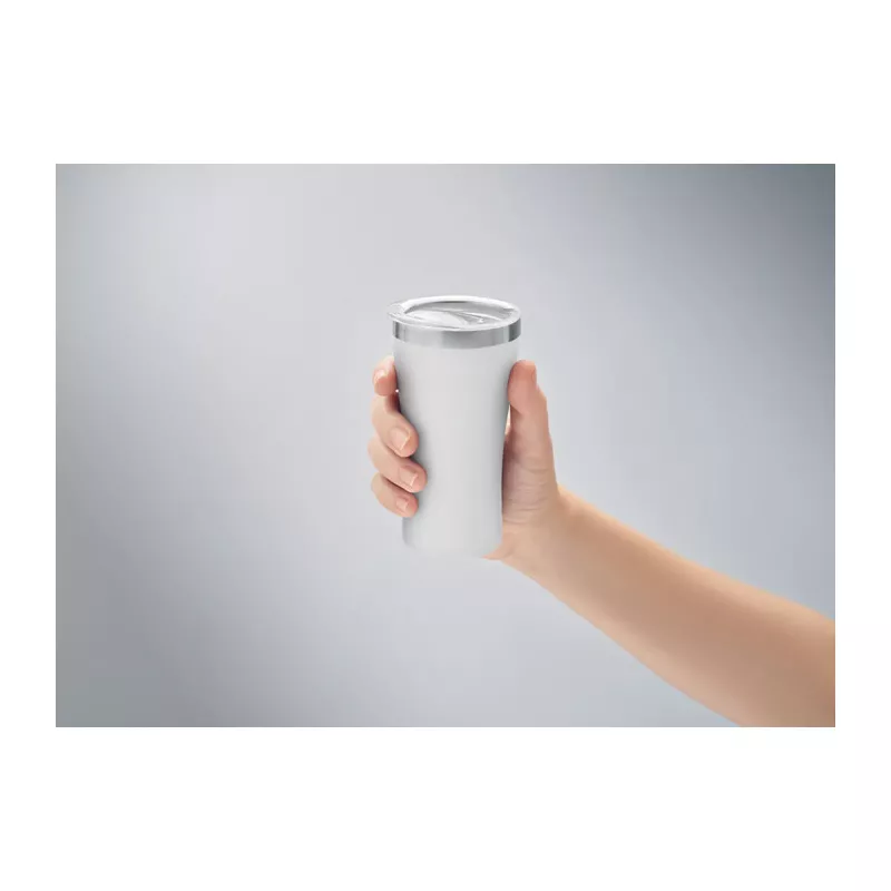 Kubek termiczny ze stali z recyklingu 160 ml OZ - Bialy (MO2326-06)