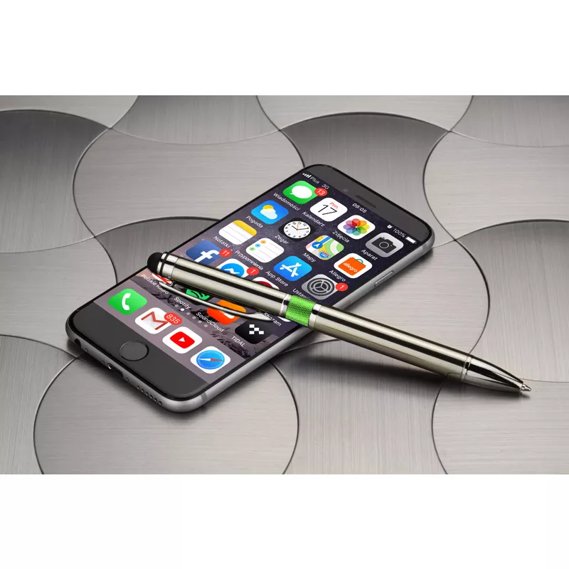 Długopis touch TURBO - zielony jasny (19567-13)