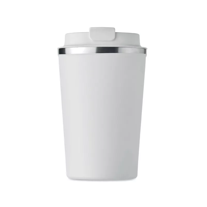 Kubek termiczny ze stali 350 ml BRACE - Bialy (MO6276-06)
