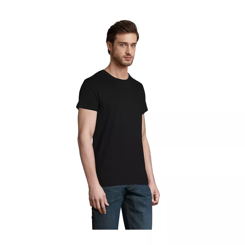 Koszulka męska organiczna 150 g/m² Sol's CRUSADER MEN - Deep Black (S03582-DB)
