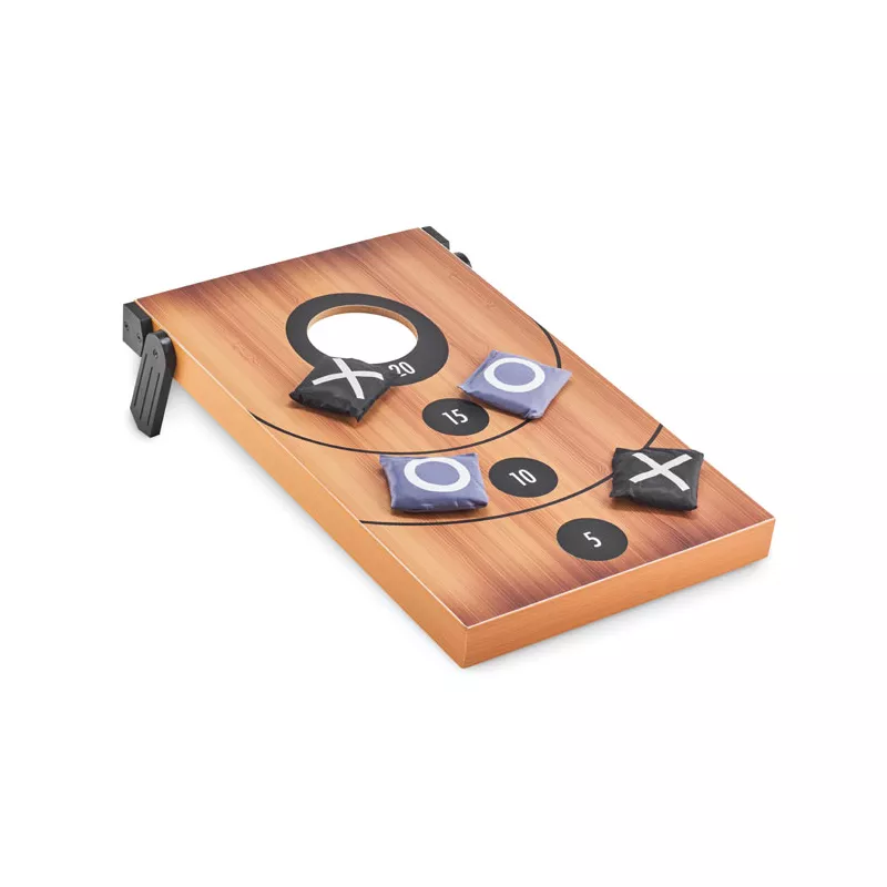Gra cornhole i kółko i krzyżyk z MDF BAGGY - Drewna (MO6427-40)