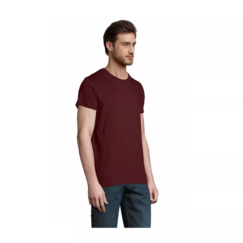 Koszulka męska organiczna 175 g/m² Sol's PIONEER MEN - Burgundy (S03565-BG)