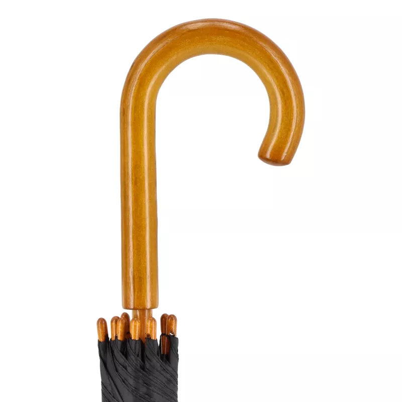 Aran 190T poliester 23" parasol z uchwytem otwierany automatycznie - czarny (LT97118-N0002)