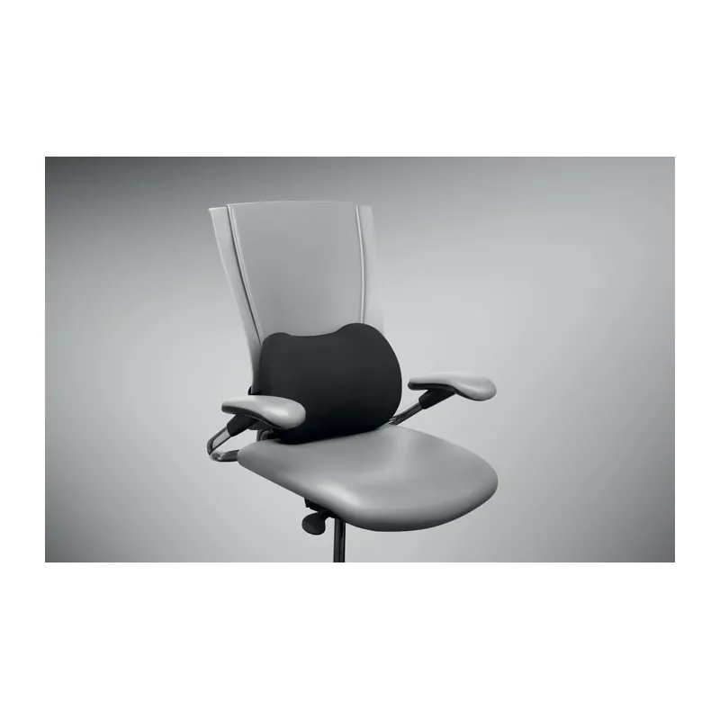 Poduszka pod plecy z pamięcią kształtu NECKRES - Czarny (MO3132-03)