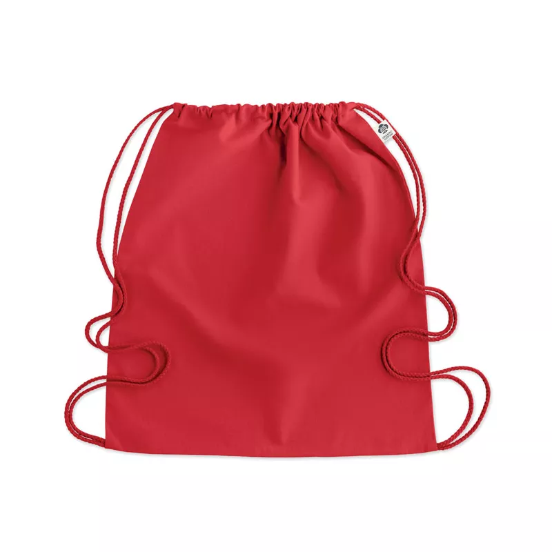 Torba z bawełny organicznej 140 g/m² YUKI COLOUR - Czerwony (MO6355-05)