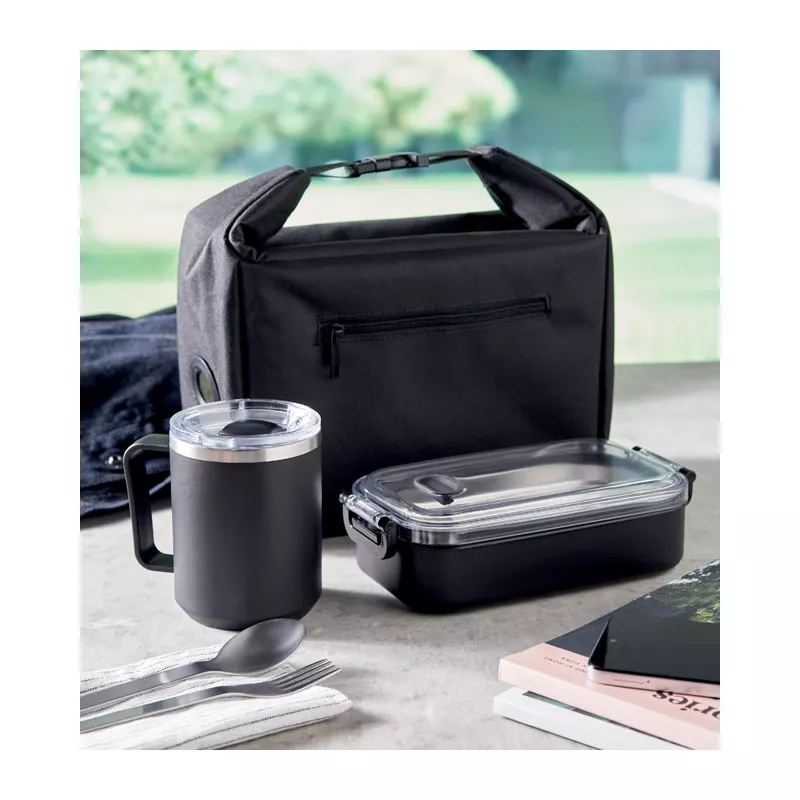 Torba na lunch ze wskaźnikiem temperatury 5 l WINTRY - Czarny (MO2810-03)