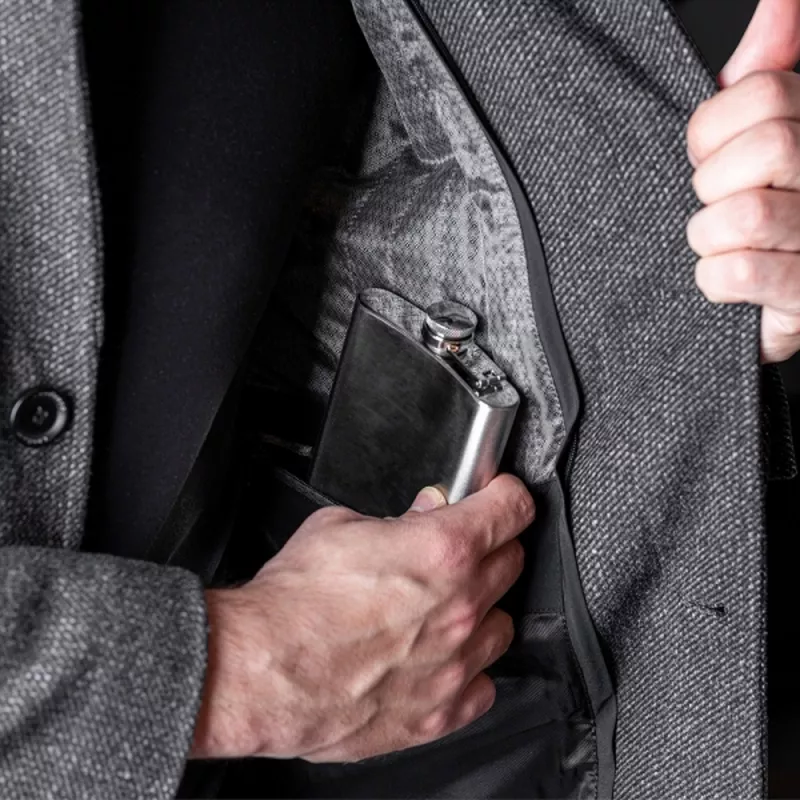 Piersiówka 237 ml BELLA - szary (6570307)