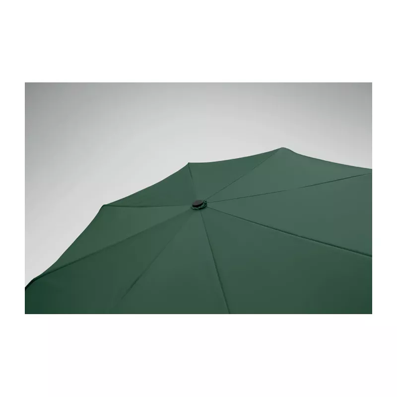 Parasol składany wiatroodporny 21" z RPET UMKRAB - Zielony (MO2692-09)
