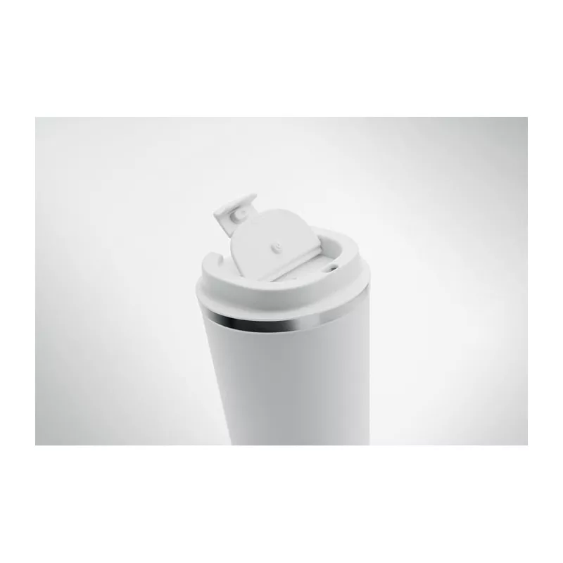Kubek termiczny ze stali 350 ml BRACE - Bialy (MO6276-06)