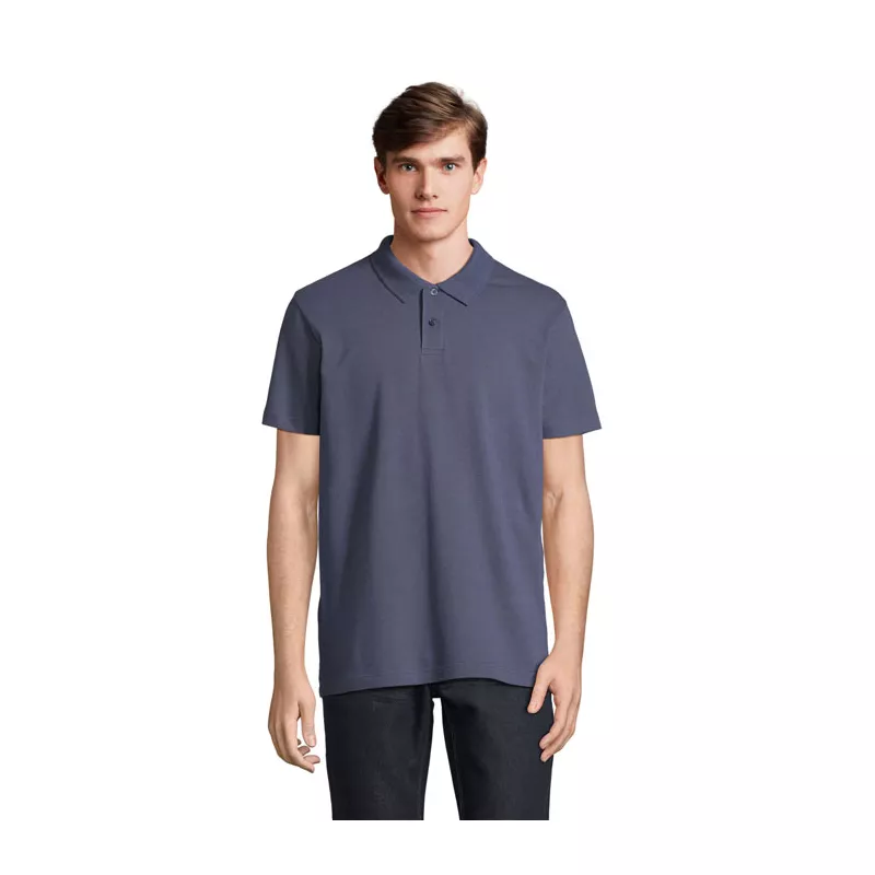 Koszulka polo unisex z czesanej bawełny Sol's PULSE - Denim (S04502-DM)