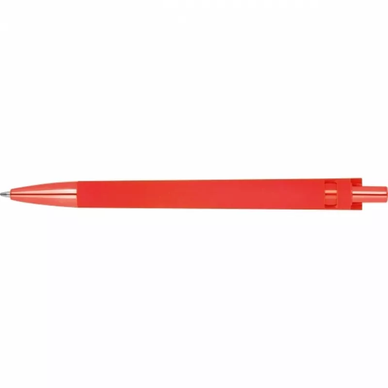 Długopis plastikowy ABS z recyklingu soft touch MONTERREY - czerwony (524605)