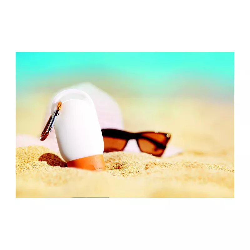 Krem do opalania SPF 25 z karabińczykiem 30 ml SUNCARE - Pomaranczowy (MO8512-10)
