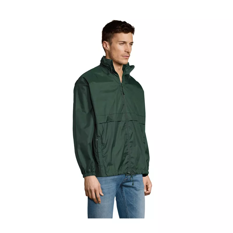 Kurtka wiatrówka unisex wodoodporna Sol's SURF - Ciemno-Zielony (S32000-FG)