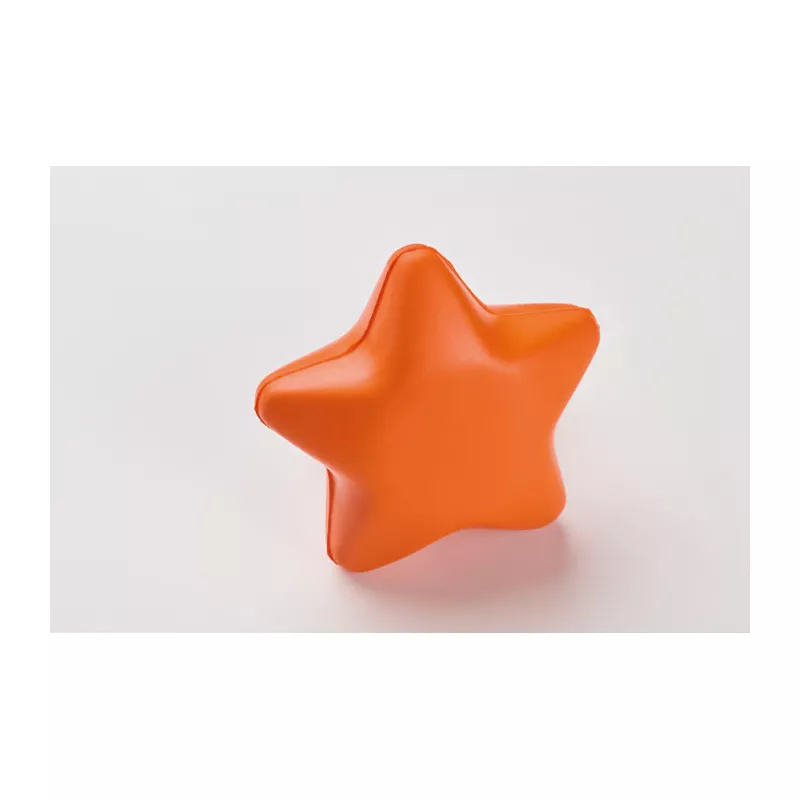Gwiazdka antystresowa z PU STARLY - Pomaranczowy (MO2453-10)