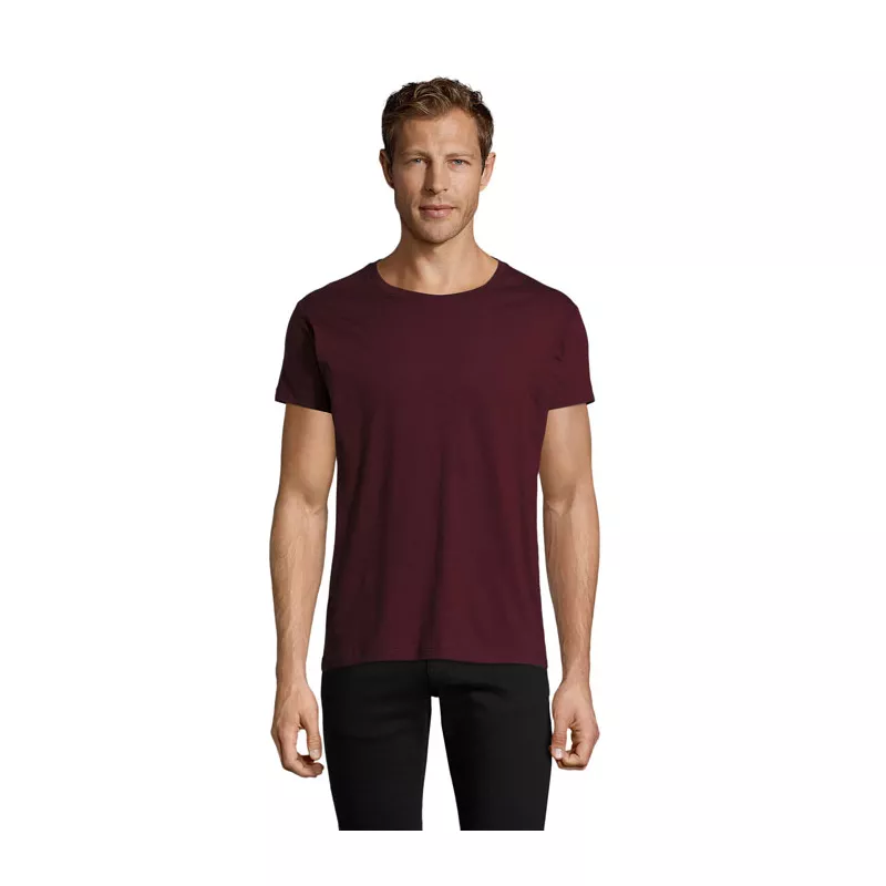 Koszulka męska dopasowana 150 g/m² Sol's REGENT FIT - Oxblood (S00553-OX)