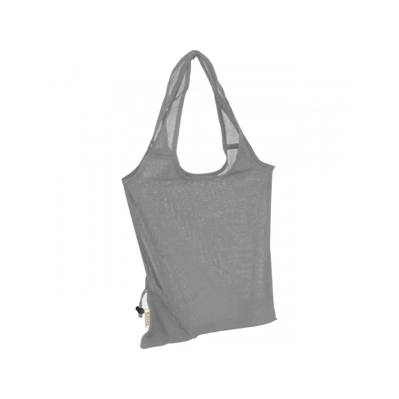 Torba bawełniana z recyklingu 118 g/m2 Modena - szary (526207)