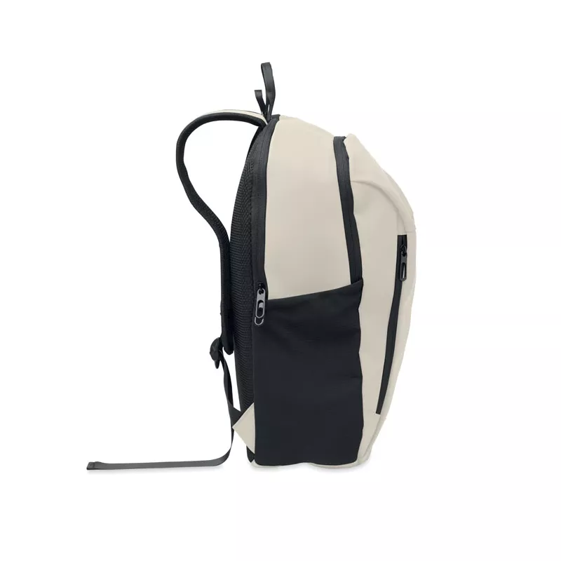Plecak na laptop 15" z PU z ukrytą komorą KOROVIN - Zgaszona Biel (MO2684-43)
