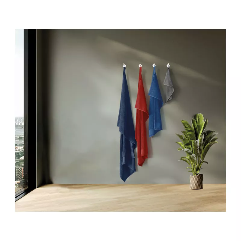 Ręcznik bawełniany 380 g/m² 30x50 cm ISLAND 30 - Niebieski (MO2764-37)