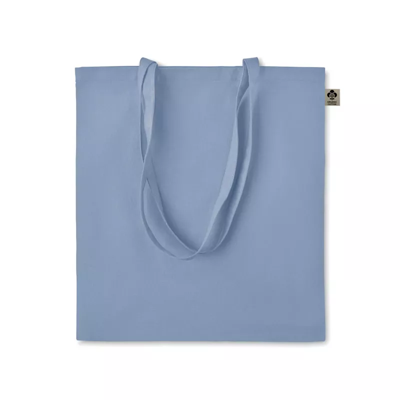 Torba z bawełny organicznej 140 g/m² ZIMDE COLOUR - Baby Blue (MO6189-66)
