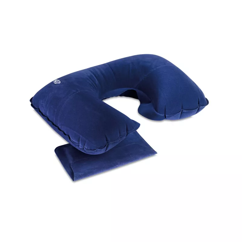 Poduszka podróżna dmuchana w etui TRAVELCONFORT - Niebieski (MO7265-04)