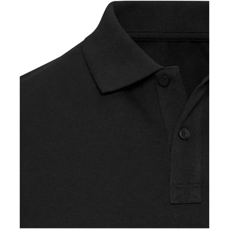Beryl naturalna koszulka polo z recyklingu z krótkim rękawem, unisex, o gramaturze 220 g/m² - Czarny (39558-BLACK)