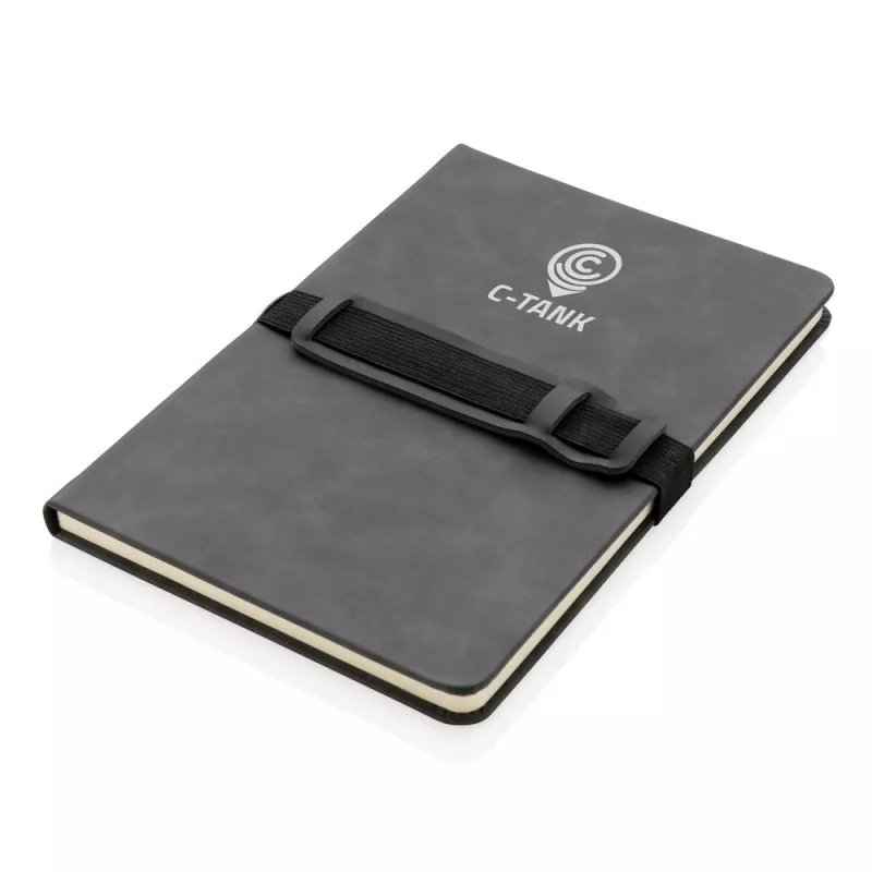 Notatnik A5, twarda okładka - szary (P774.232)