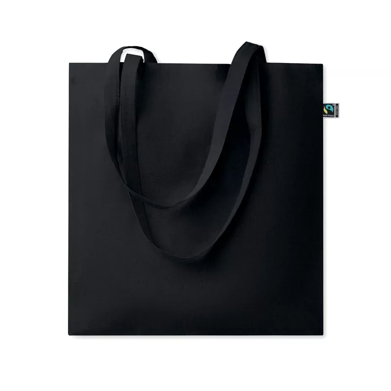 Torba bawełniana Fairtrade 180 g/m² OSOLE+ COLOUR - Czarny (MO2589-03)