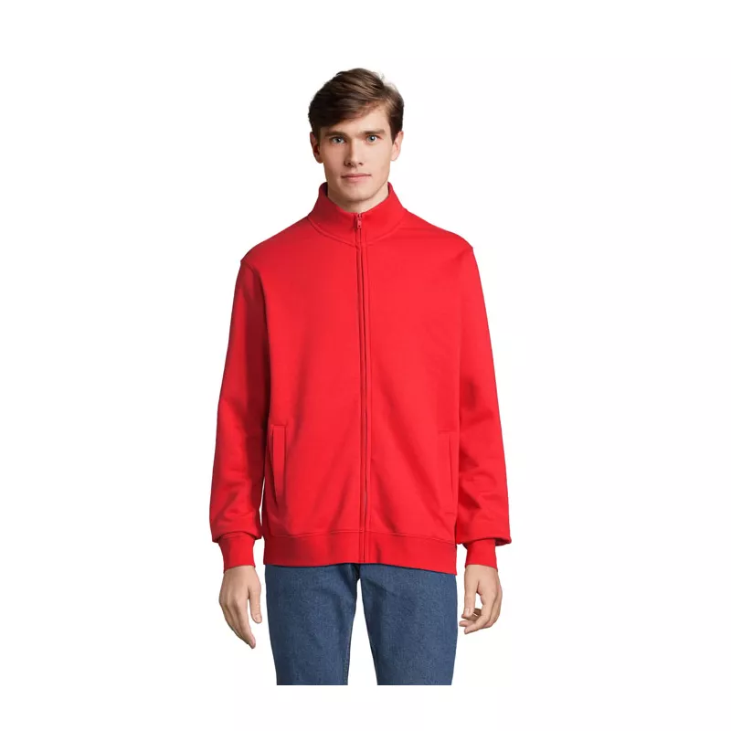 Bluza unisex rozpinana z kieszeniami Sol's COOPER - Bright Rojo (S04240-BT)