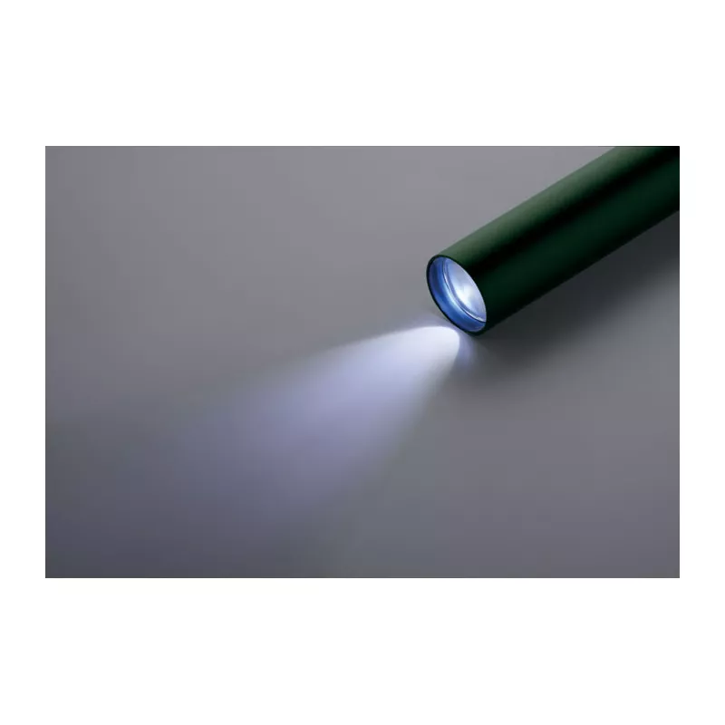 Latarka aluminiowa akumulatorowa 110 lm LUME - Ciemnozielony (MO2786-60)