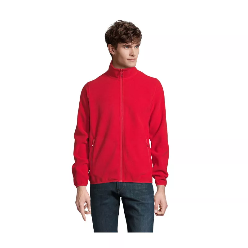Polar męski RPET 280 g/m² Sol's FACTOR MEN - Czerwony (S03823-RD)