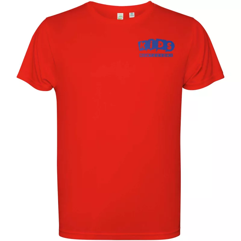 Estoril short sleeve kids t-shirt - Czerwony (K0430-RED)