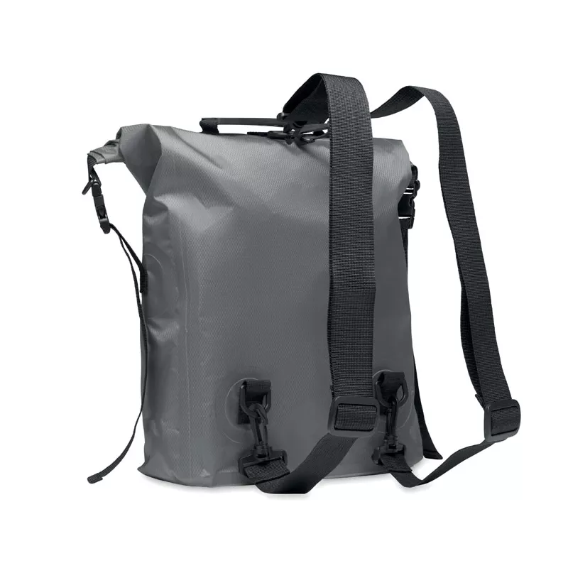 Plecak wodoodporny rolltop z RPET 25 l SCUBAROLL - Kamienny Szary (MO2181-15)