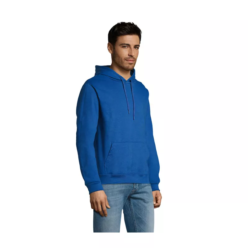 Bluza unisex z kapturem 280 g/m² Sol's SNAKE - Niebieski (S47101-RB)