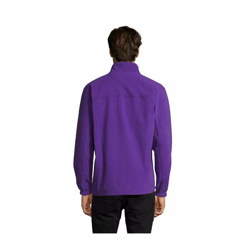 Bluza polarowa męska rozpinana 300 g/m² Sol's NORTH - Dark Purple (S55000-DA)