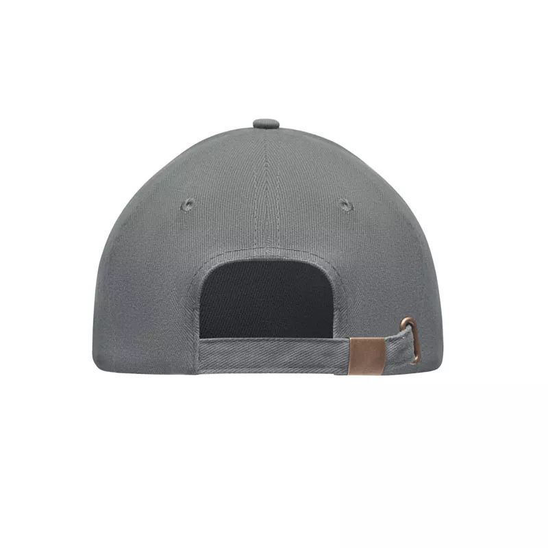 Czapka z daszkiem 6-panelowa 270 g/m² TEKAPO - Szary (MO9643-07)