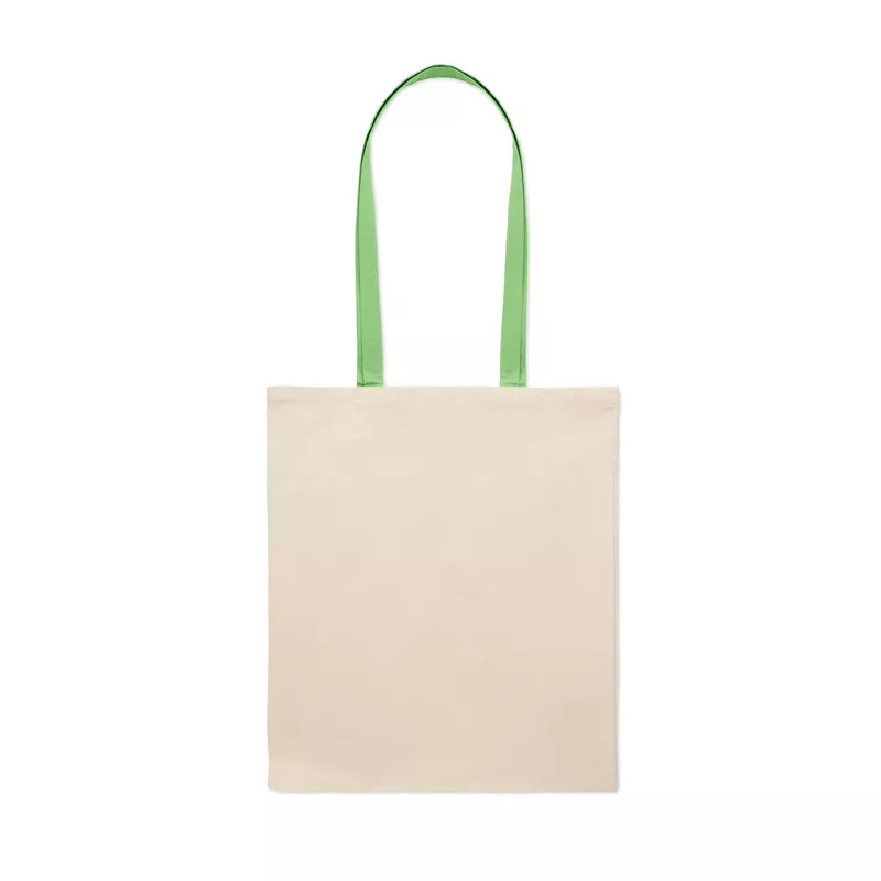 Torba bawełniana na zakupy 140 g/m² ZEVRA - Limonka (MO6437-48)