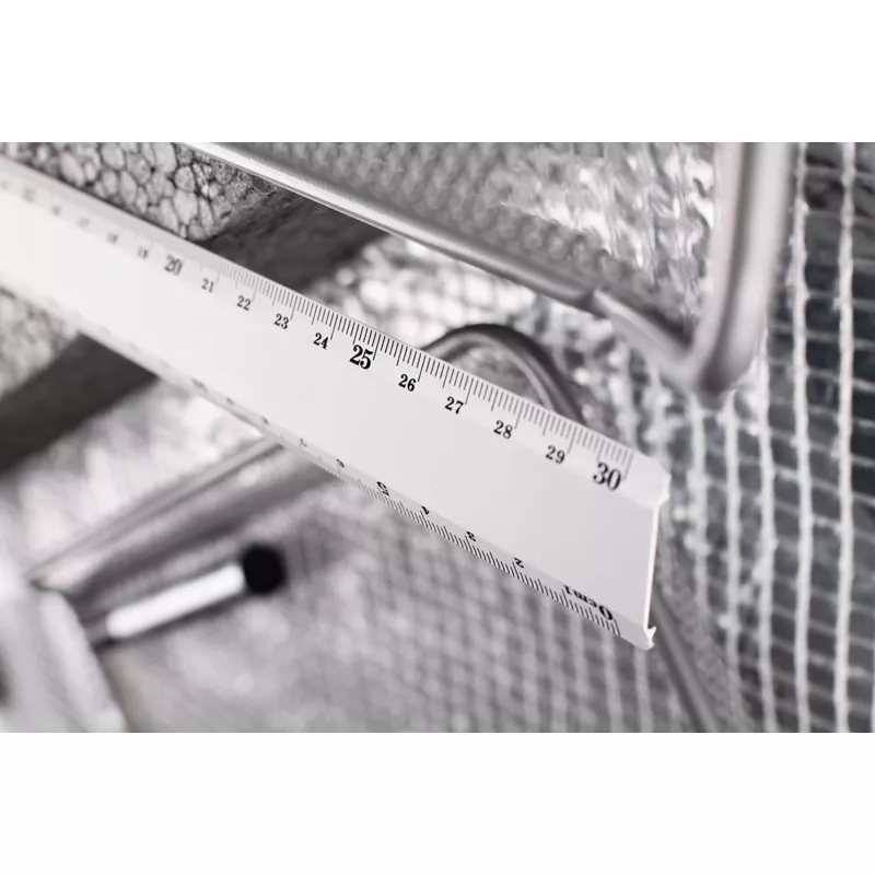 Linijka metalowa 30 cm FERRA - srebrny (17927-00)