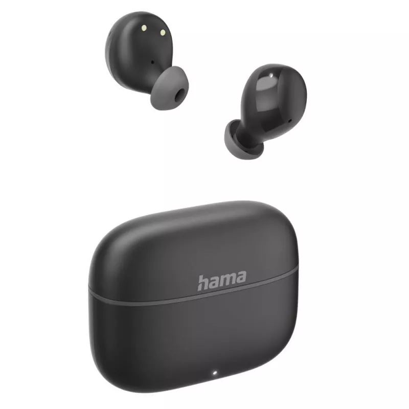 Bezprzewodowe słuchawki douszne Hama Freedom Buddy II - czarny (VH012-03)