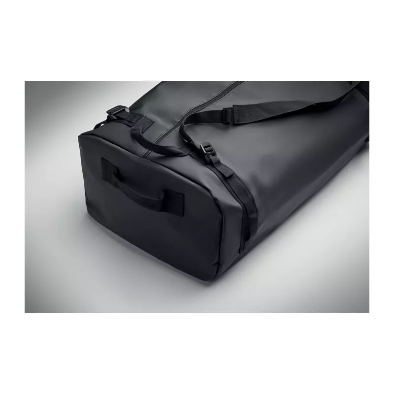 Torba podróżna z tarpauliny z funkcją plecaka MOUNTAIN - Czarny (MO2579-03)