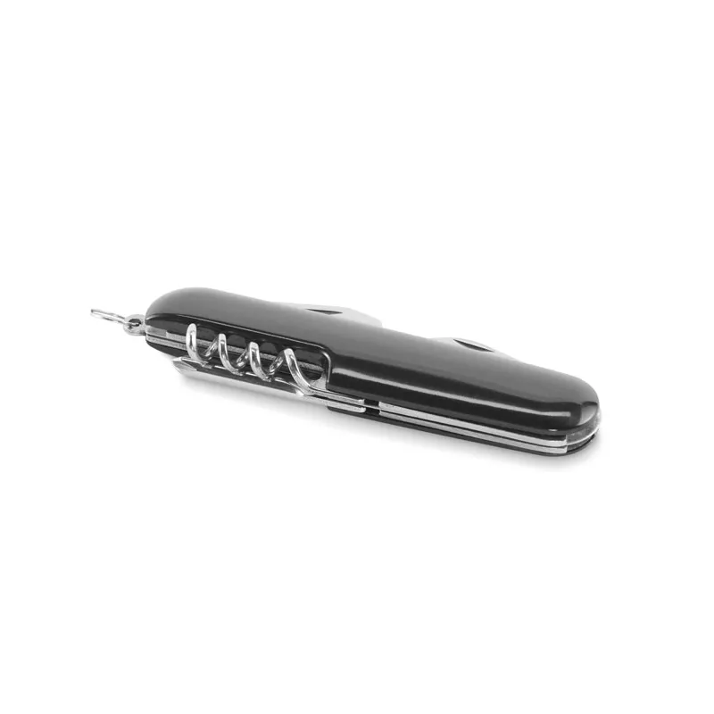Scyzoryk z aluminium 5 funkcji MULTICHILLO - Czarny (MO2531-03)