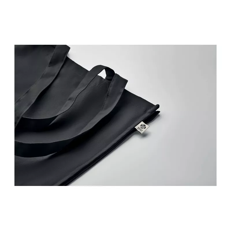 Torba z bawełny organicznej 220 g/m² BENTE COLOUR - Czarny (MO2197-03)
