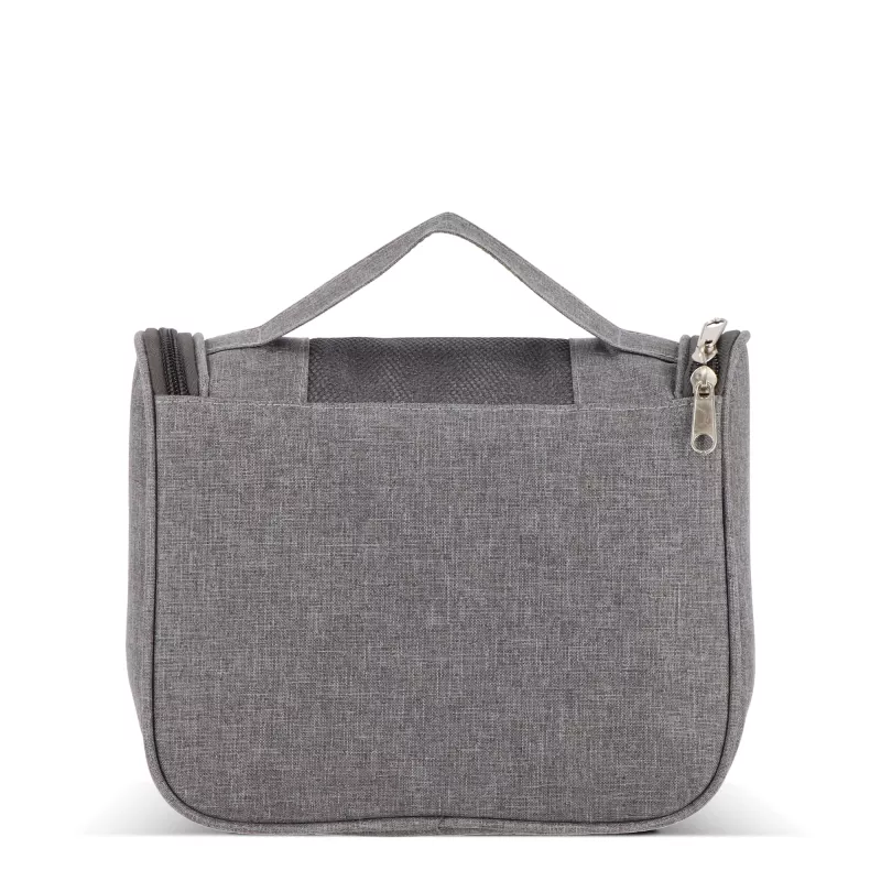 Torba podróżna na kosmetyki rPET 300D Kora - szary (LT95396-N0061)