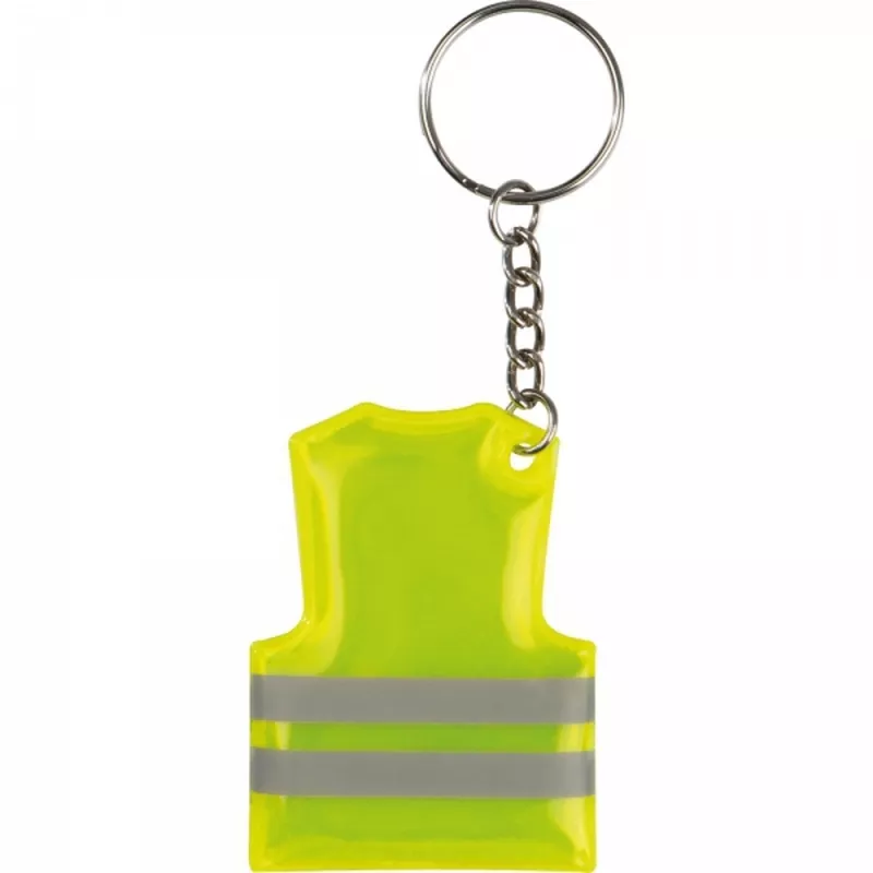 Brelok odblaskowy kamizelka MIRIAM - żółty (9094708)