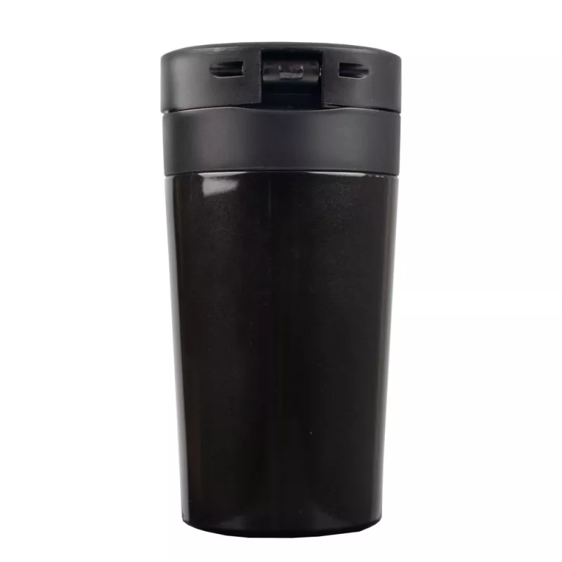 Kubek termiczny z sitkiem zatrzymującym fusy | Laura 300 ml - czarny (V0552-03)