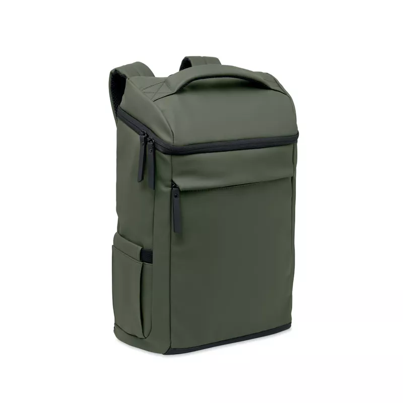 Plecak na laptop 15" z PU BOULDER - Ciemnozielony (MO3122-60)